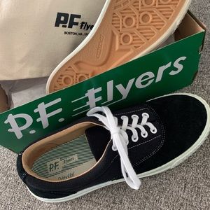 Mens Black Suede PF Flyers